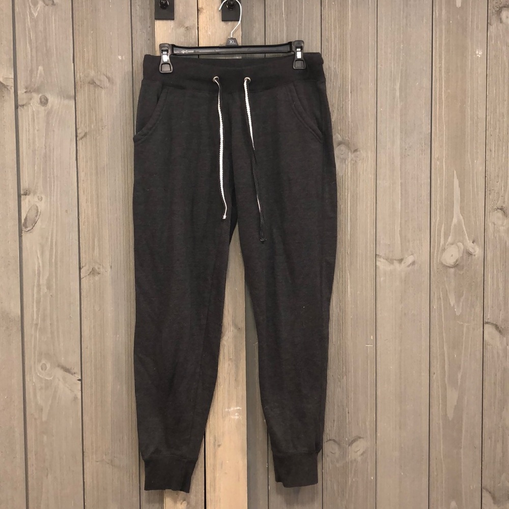 Gray sweatpants